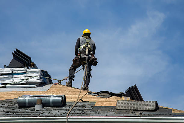 Professional Roofing technician working in Depew, OK
